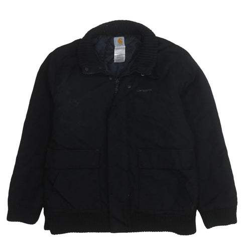 Carhartt Men's Black L Insulated Nylon Work Jacket