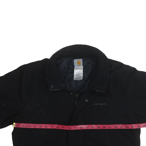 Carhartt Men's Black L Insulated Nylon Work Jacket
