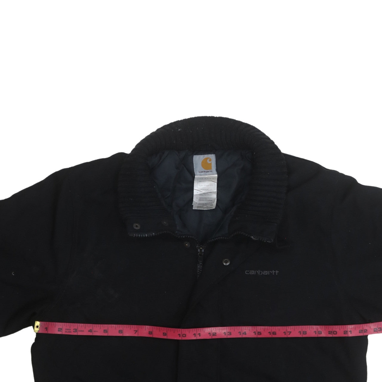 Carhartt Men's Black L Insulated Nylon Work Jacket