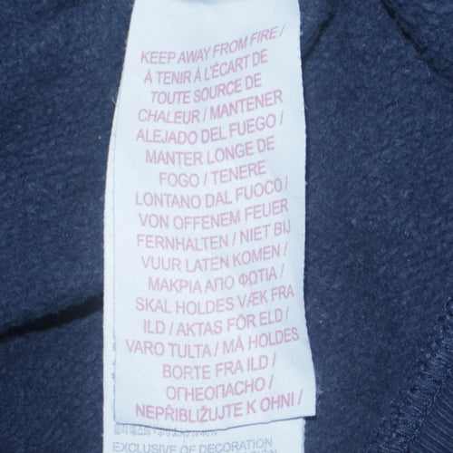 Levi's Boys Navy Blue Pullover Hoodie 14A (164cm) Logo Fleece Lined