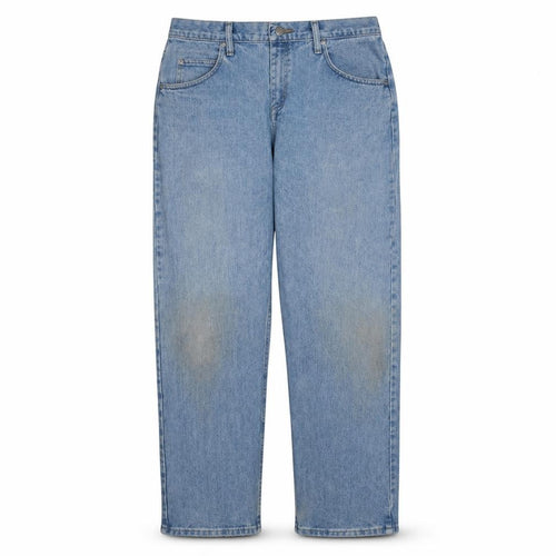 Wrangler Men's Blue Relaxed Fit Straight Jeans 36x30 Denim