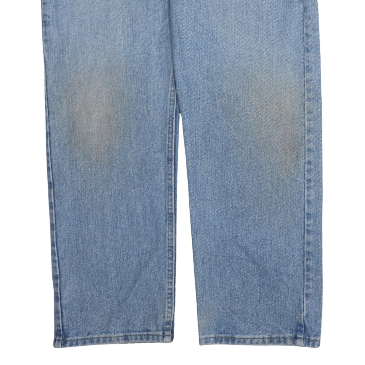 Wrangler Men's Blue Relaxed Fit Straight Jeans 36x30 Denim