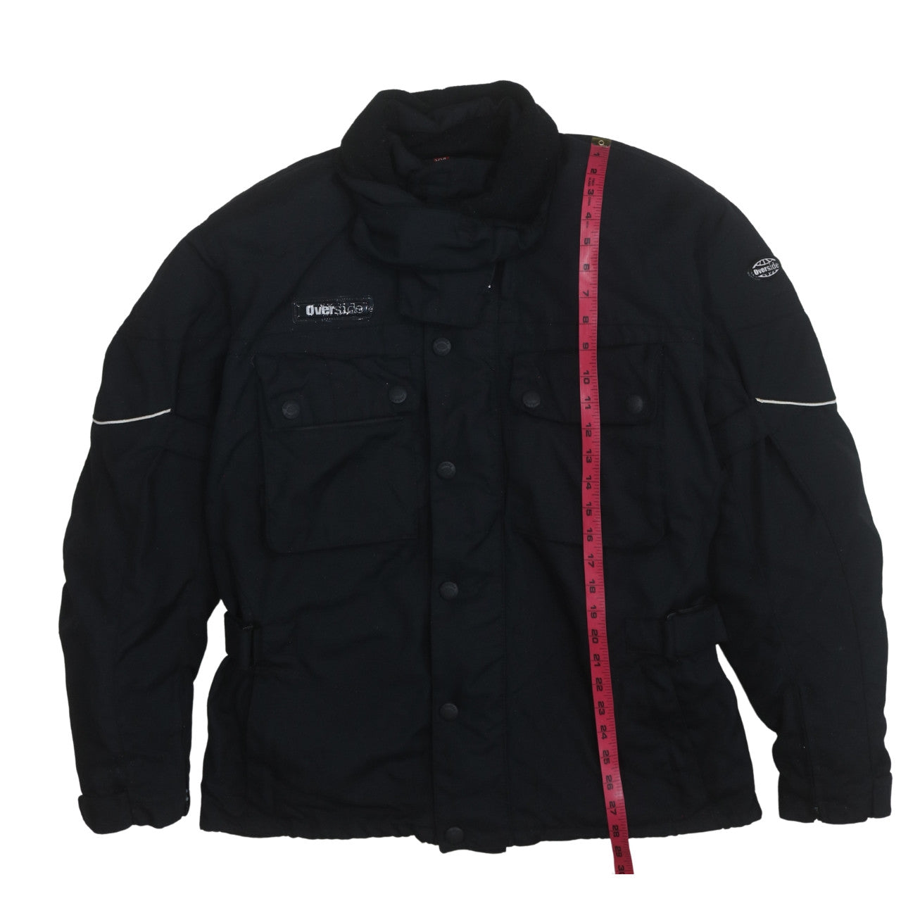 Oversize Men's Black 2XL Winter Parka Jacket Hooded Lined