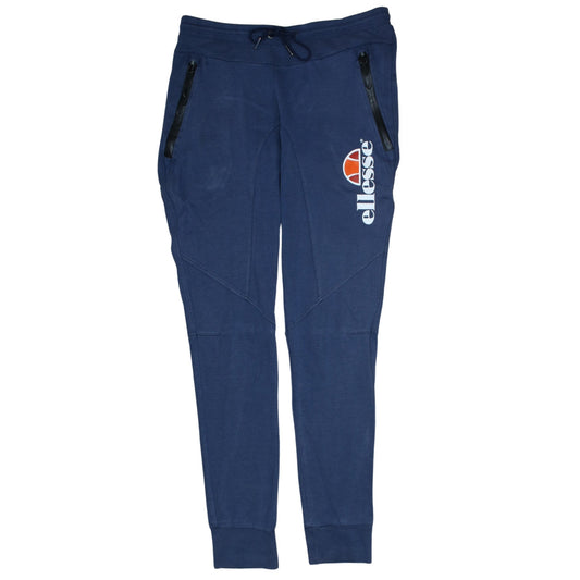 Ellesse Men's Blue Jogger Sweatpants Size M Logo Tapered Fit