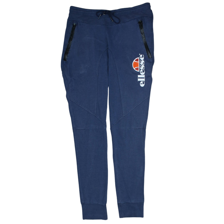 Ellesse Men's Blue Jogger Sweatpants Size M Logo Tapered Fit