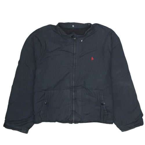 Hunt Club Men's Blue XL Bomber Jacket Full Zip Cotton Blend
