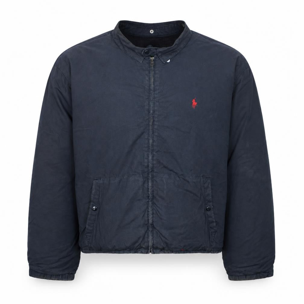 Hunt Club Men's Blue XL Bomber Jacket Full Zip Cotton Blend