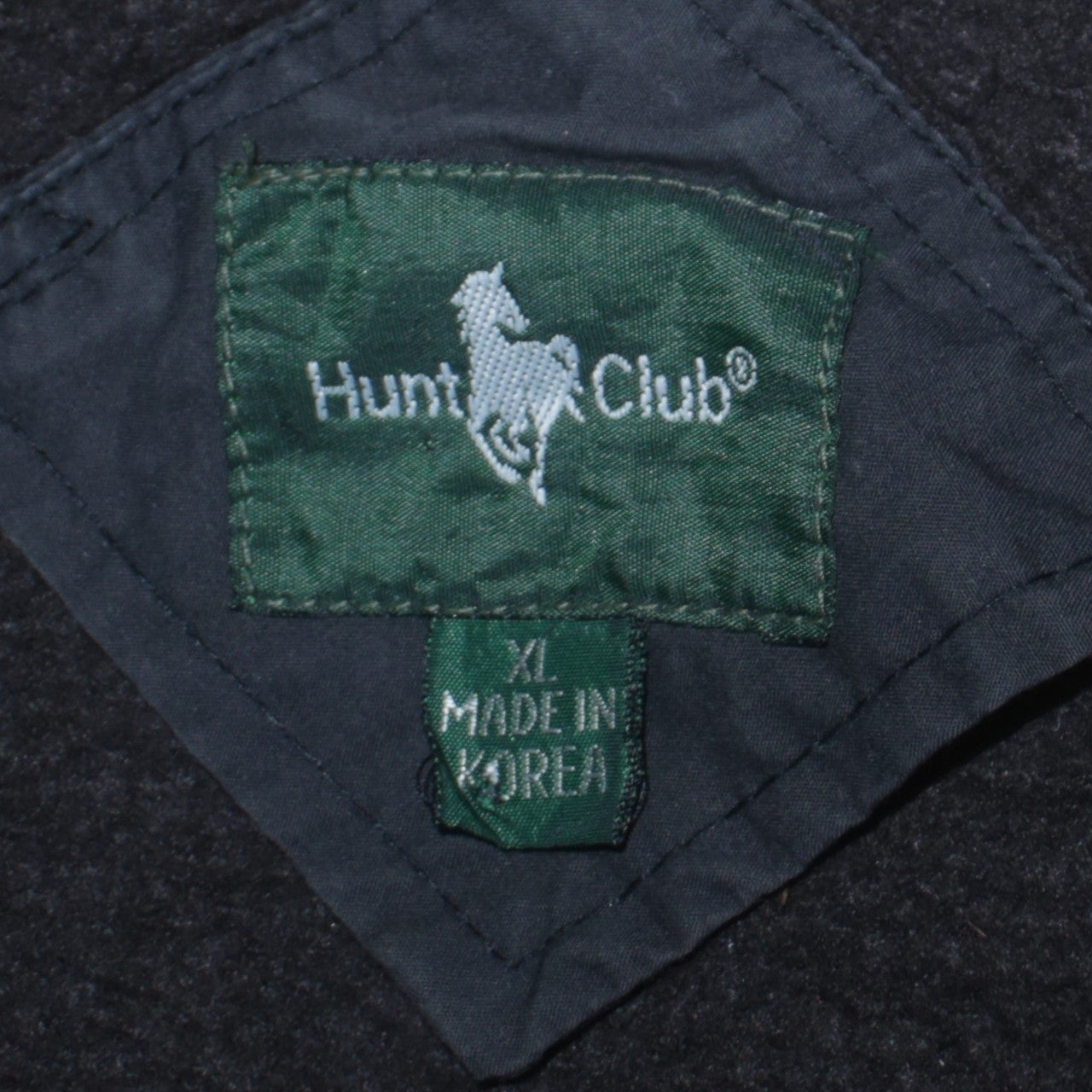 Hunt Club Men's Blue XL Bomber Jacket Full Zip Cotton Blend