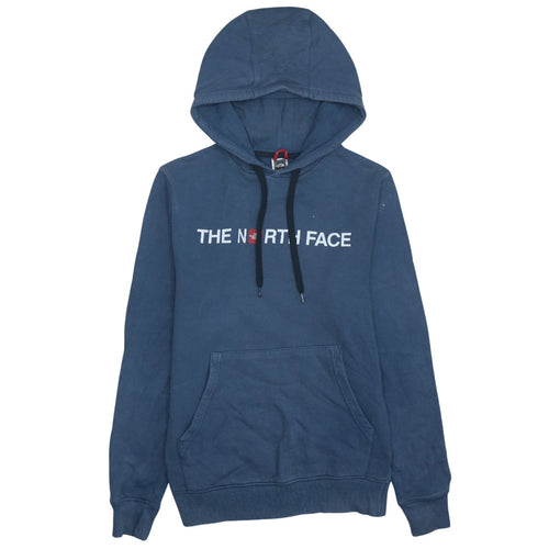 The North Face Men’s Blue Pullover Hoodie XS Logo Fleece Sweatshirt