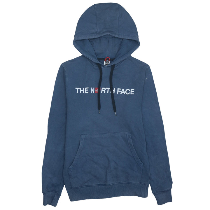 The North Face Men’s Blue Pullover Hoodie XS Logo Fleece Sweatshirt