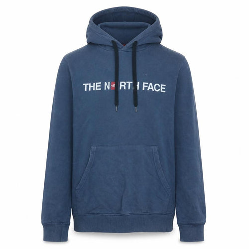 The North Face Men’s Blue Pullover Hoodie XS Logo Fleece Sweatshirt