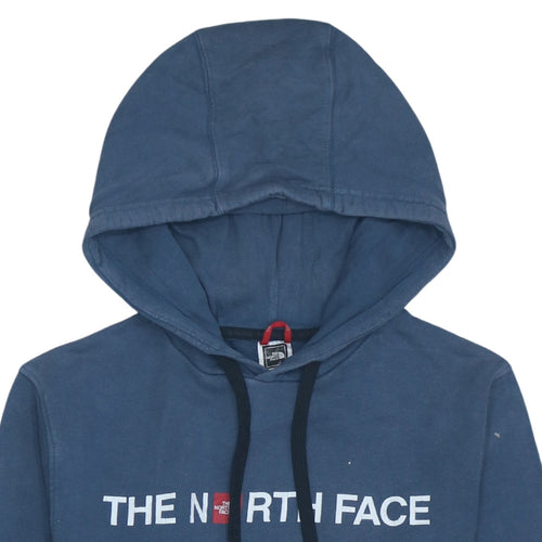 The North Face Men’s Blue Pullover Hoodie XS Logo Fleece Sweatshirt