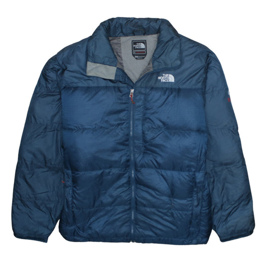 The North Face Mens Blue XL Puffer Jacket Summit Series Down Insulated
