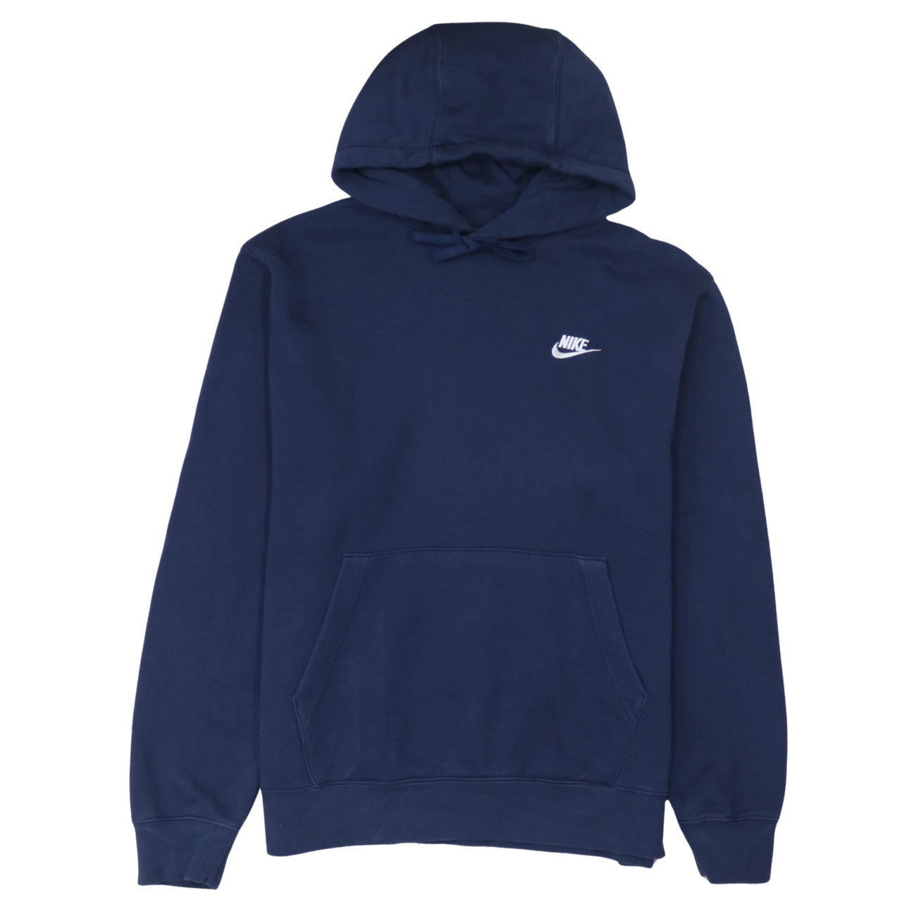 Nike Men's Blue Pullover Hoodie M Logo Sweatshirt