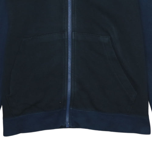 Nike Boys Blue Full Zip Hoodie Size L 147-158cm Cotton Blend