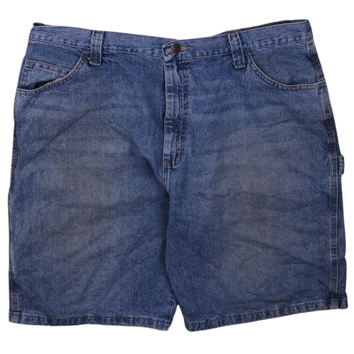 Wrangler Men's Blue Denim Cargo Shorts Size 40 Regular Fit