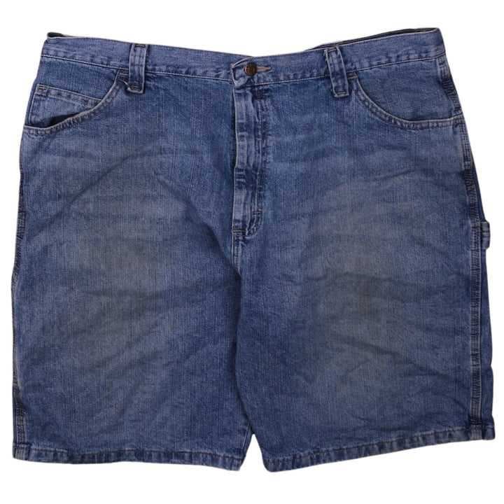 Wrangler Men's Blue Denim Cargo Shorts Size 40 Regular Fit