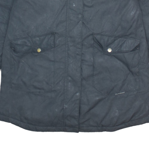 Columbia Women's Black Faux Fur Hooded Waterproof Parka Coat Size S