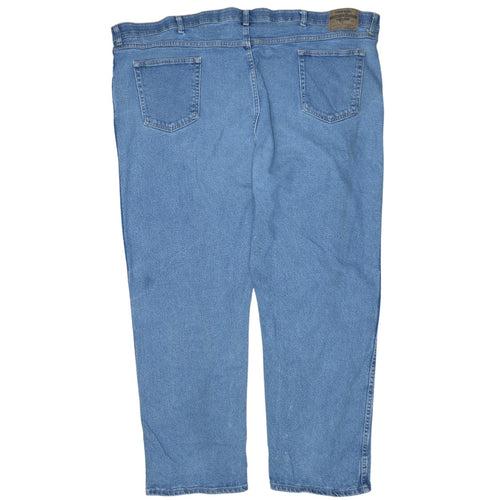 Wrangler Men's Blue 38x32 Regular Fit Straight Denim Jeans