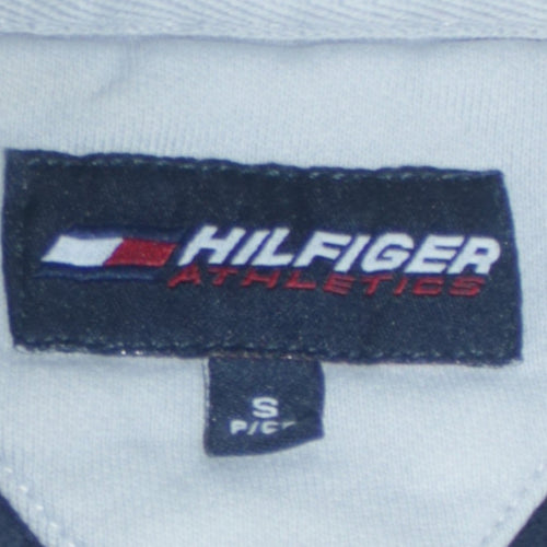 Tommy Hilfiger Men's Blue Full Zip Hoodie S Athletic Style