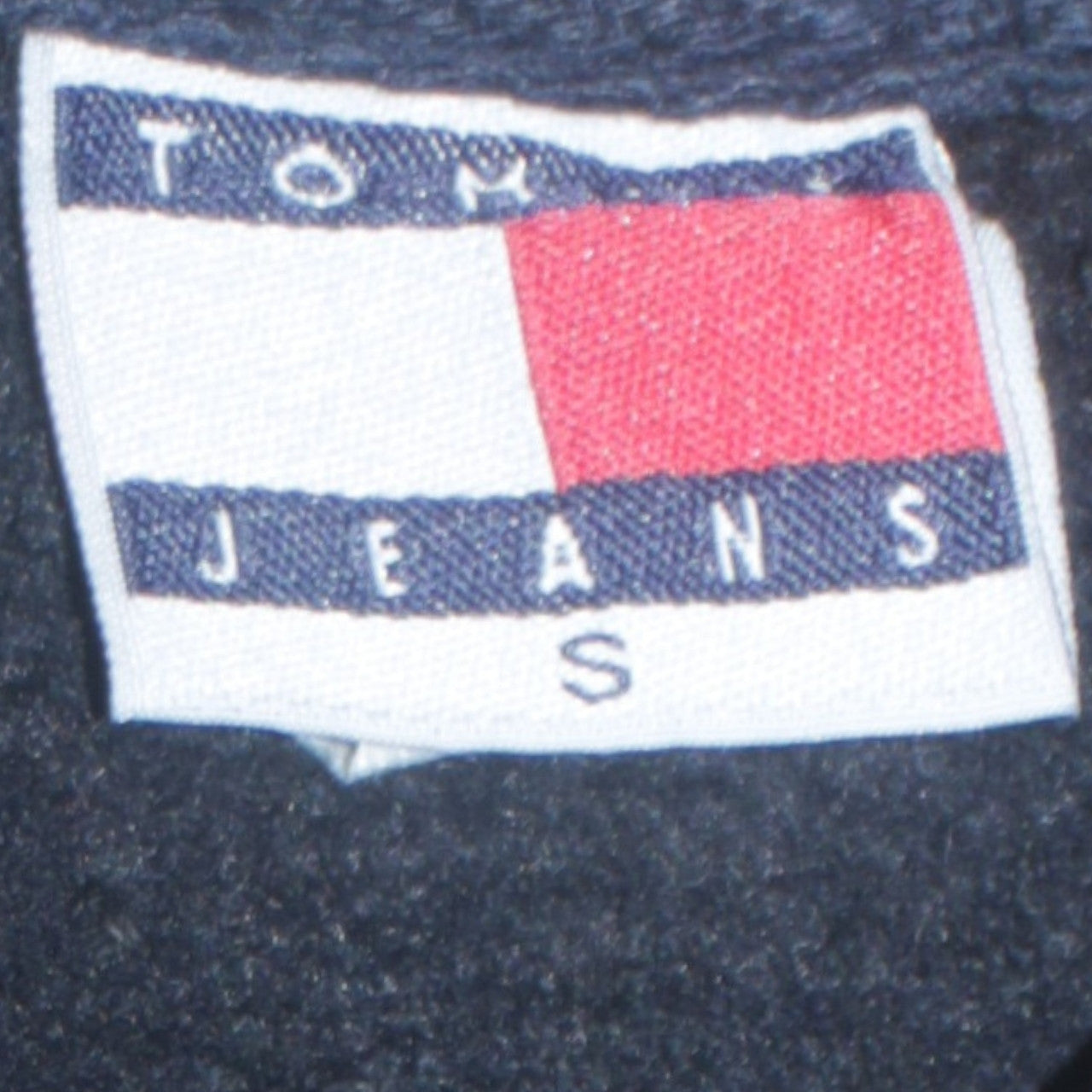 Tommy Jeans Men's Blue Logo Crew Neck Sweatshirt Size S