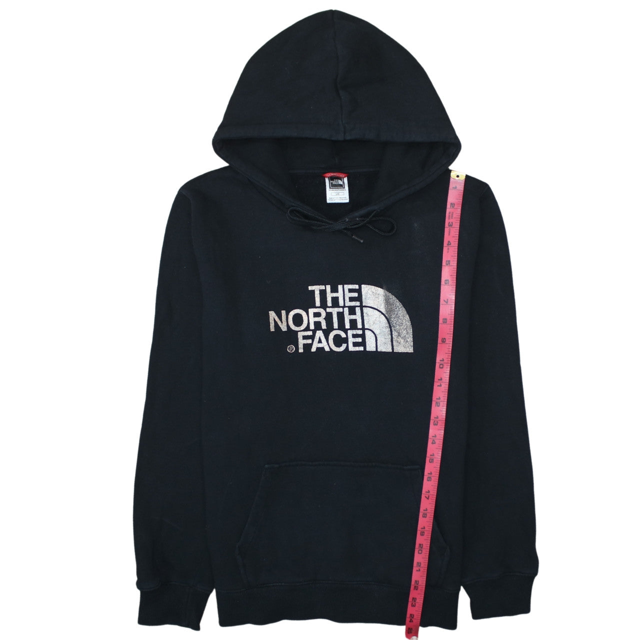 The North Face Womens Black Pullover Hoodie Large 100% Cotton