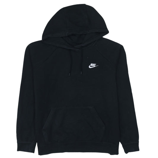 Nike Men's Black Pullover Hoodie L Logo Fleece Sweatshirt