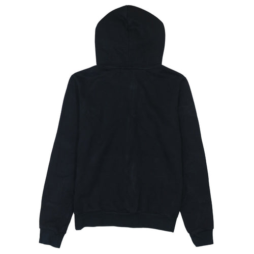 Puma Womens Black Full Zip Hoodie Size 14 Graphic Logo Sweatshirt