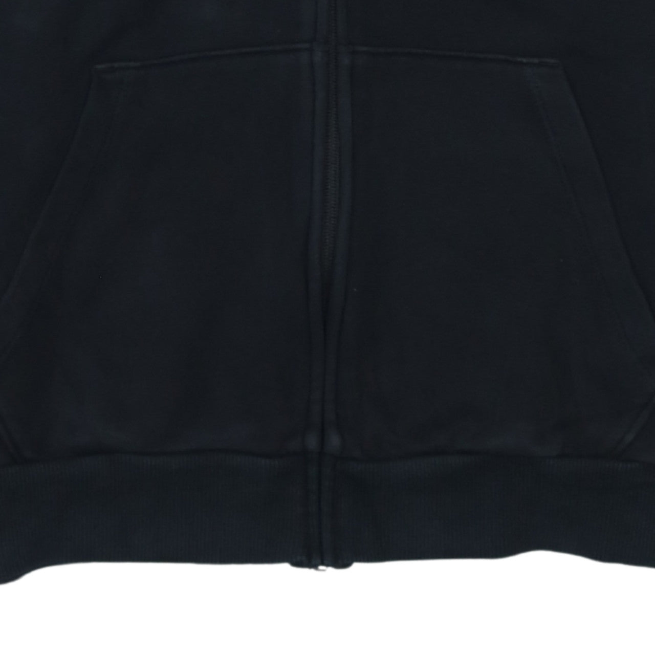 Puma Womens Black Full Zip Hoodie Size 14 Graphic Logo Sweatshirt