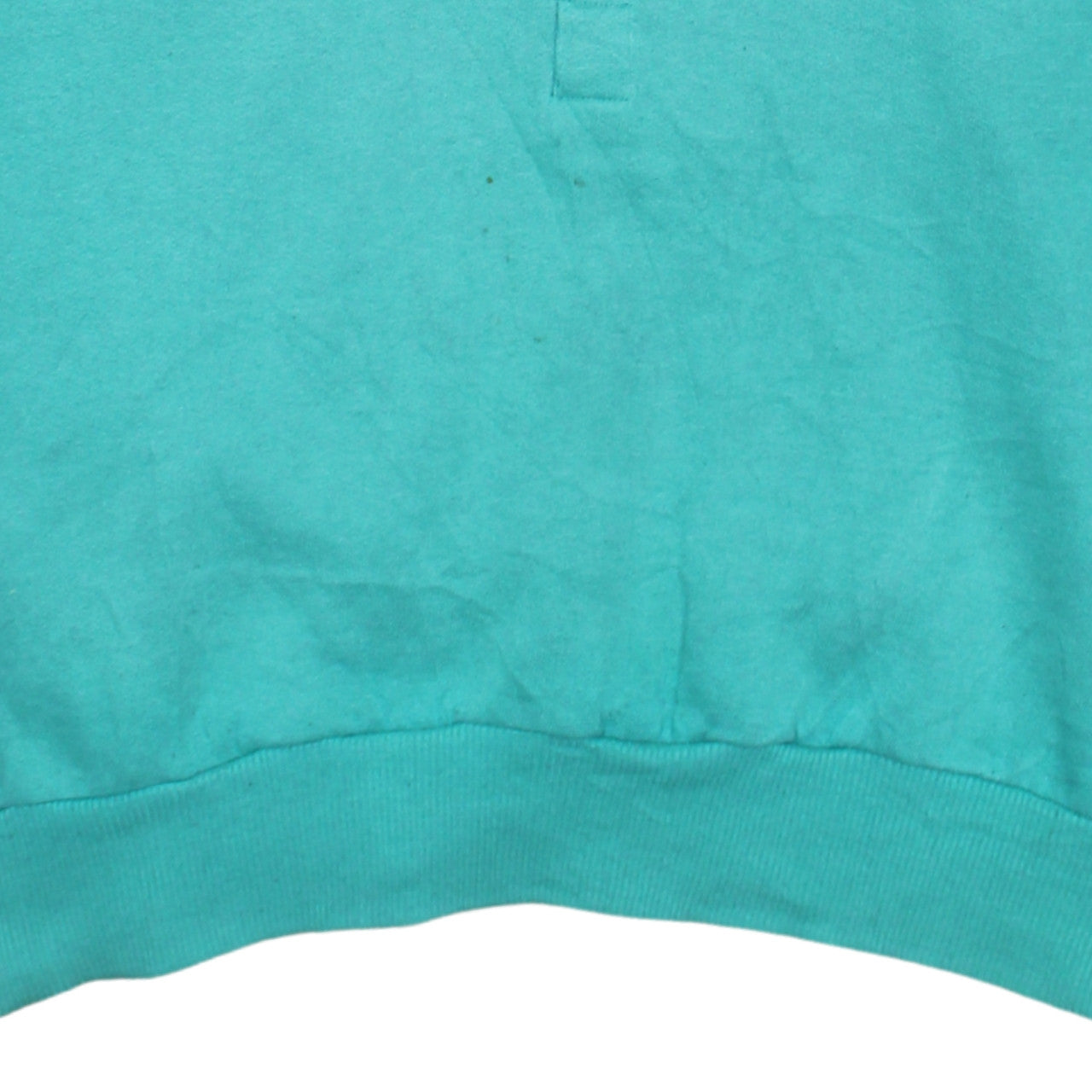 Puma Men's Green Henley Sweatshirt M Vintage Fleece Pullover