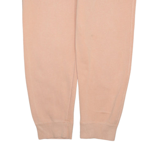 Nike Men's Beige Joggers L Regular Fit Fleece Tapered Trousers