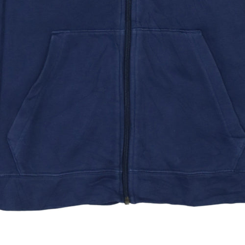 Nike Boys Navy Blue Full Zip Hoodie XL 158-170cm Hooded Sweatshirt