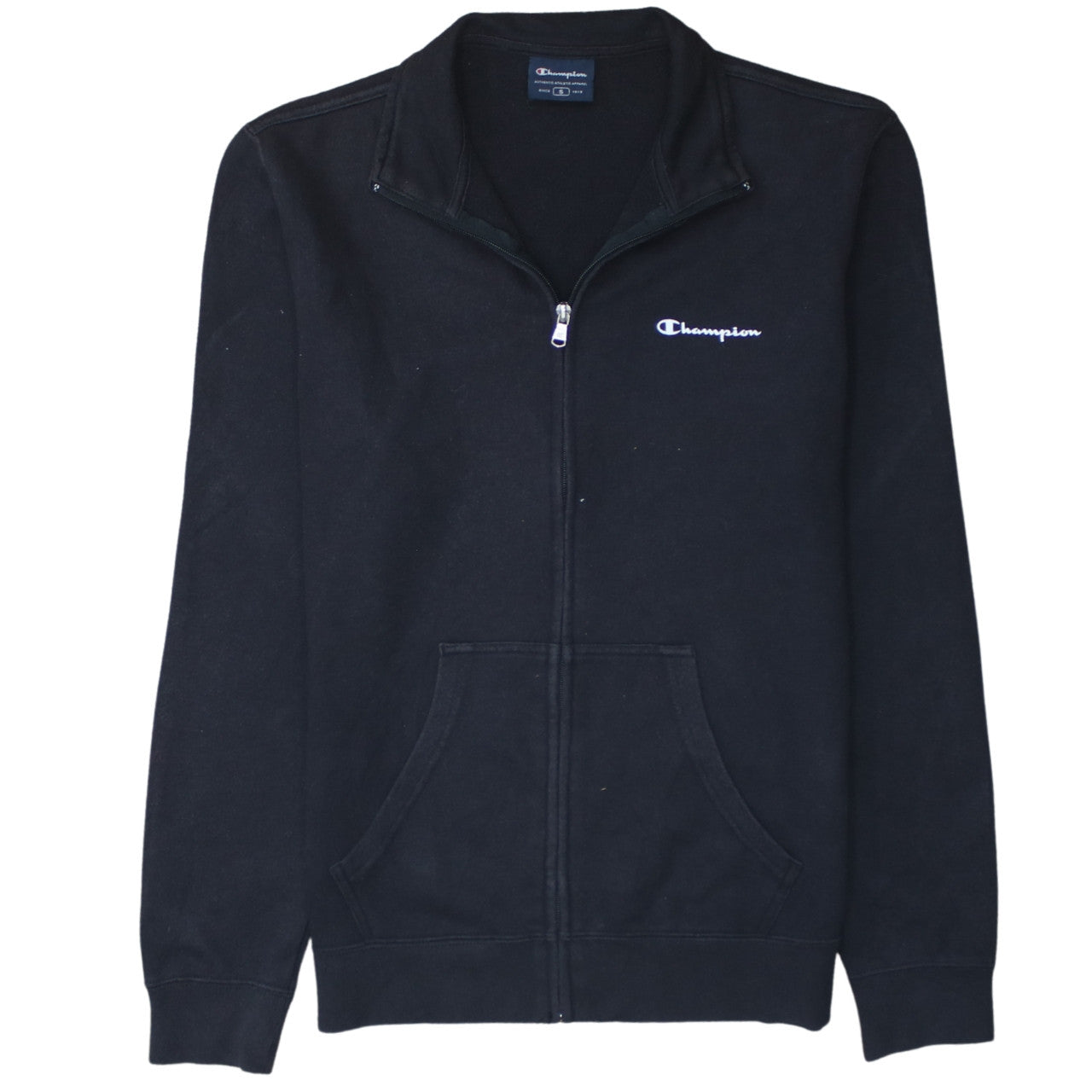 Champion Men's Black Full Zip Sweatshirt Size S