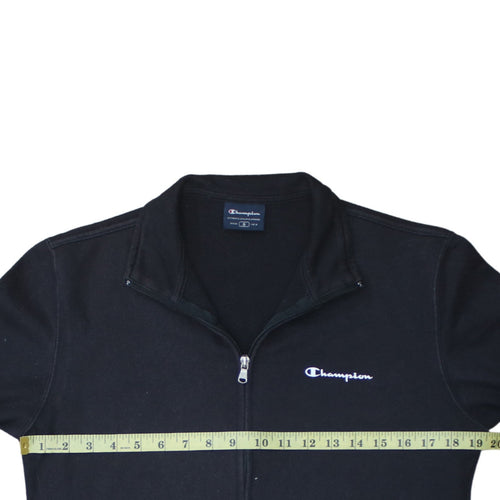 Champion Men's Black Full Zip Sweatshirt Size S