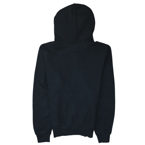 Hard Rock Cafe Glasgow Black Pullover Hoodie Women Small Cotton Blend