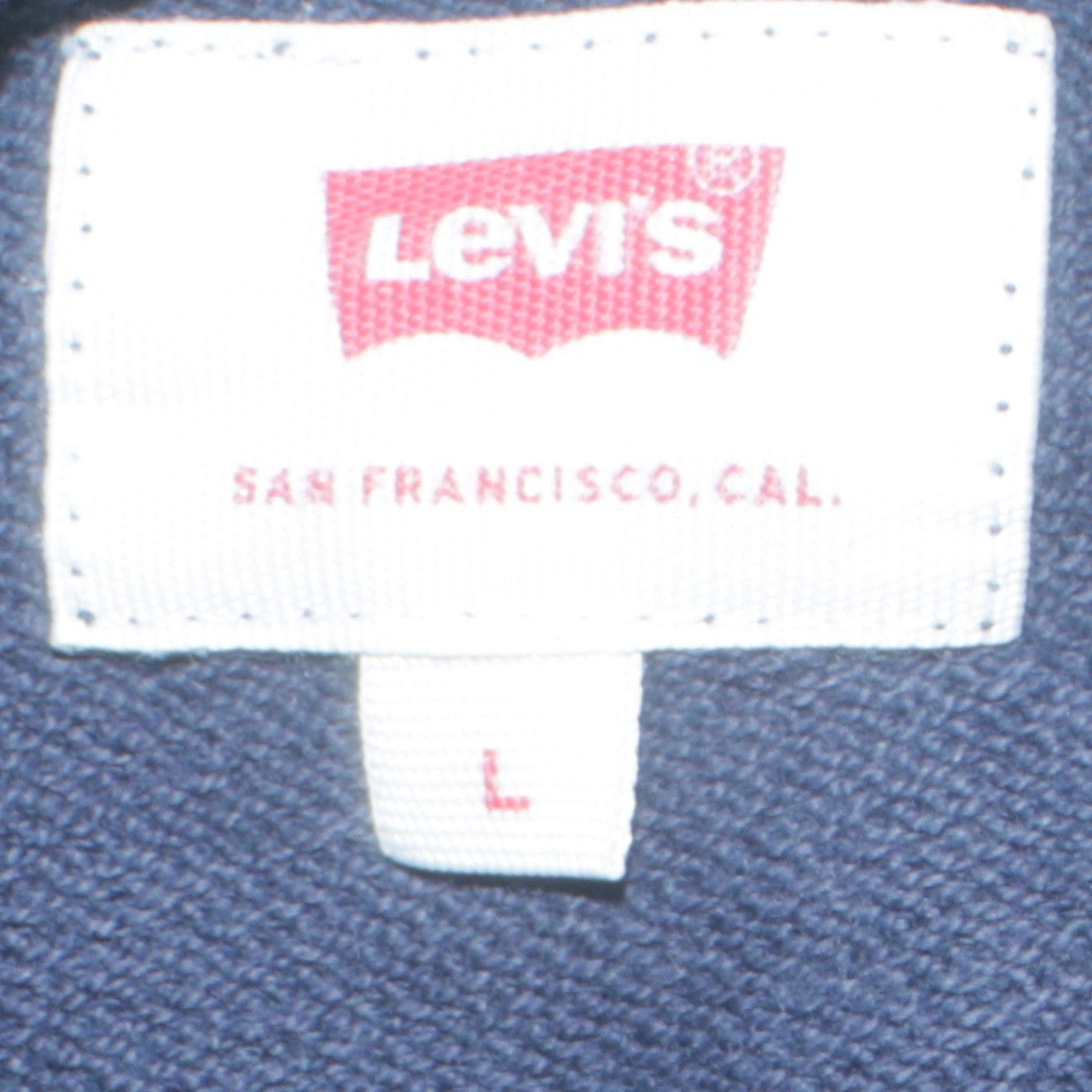 Levi's Men's Multicoloured L Logo Crew Neck Pullover Sweatshirt