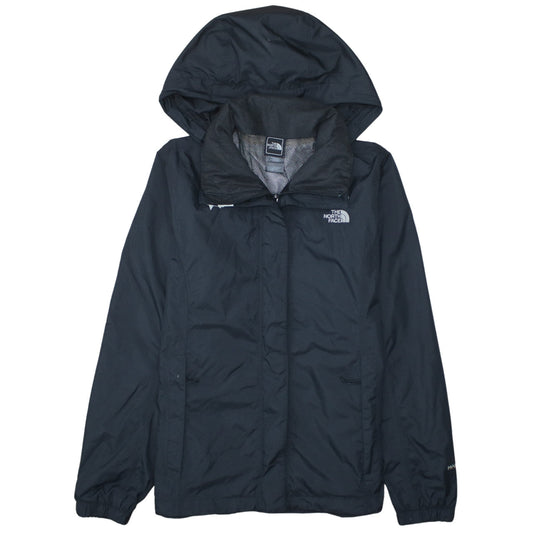 The North Face Women's Black Waterproof Hooded Rain Jacket M