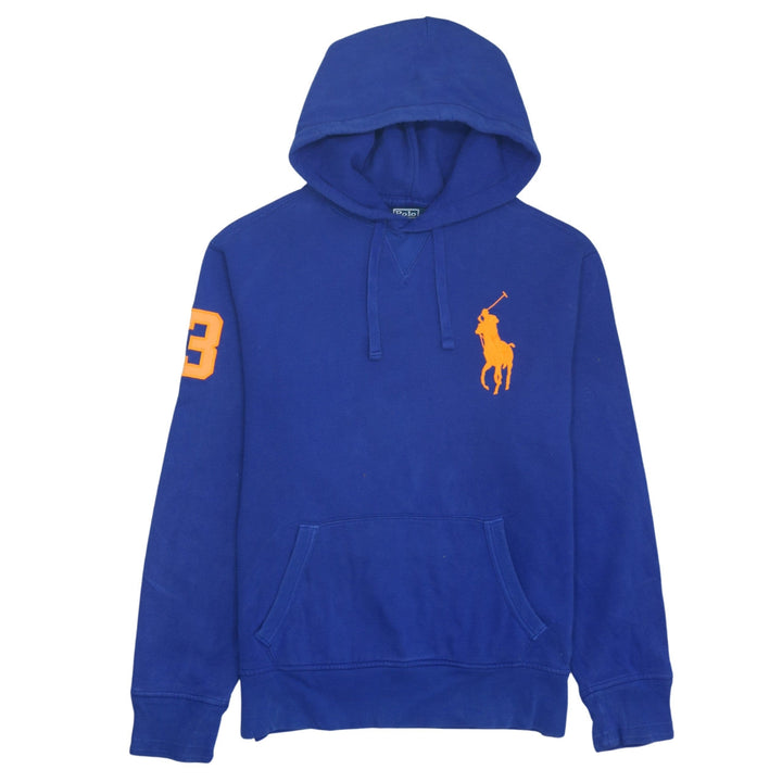 Ralph Lauren Men's Blue Embroidered Pullover Hoodie M