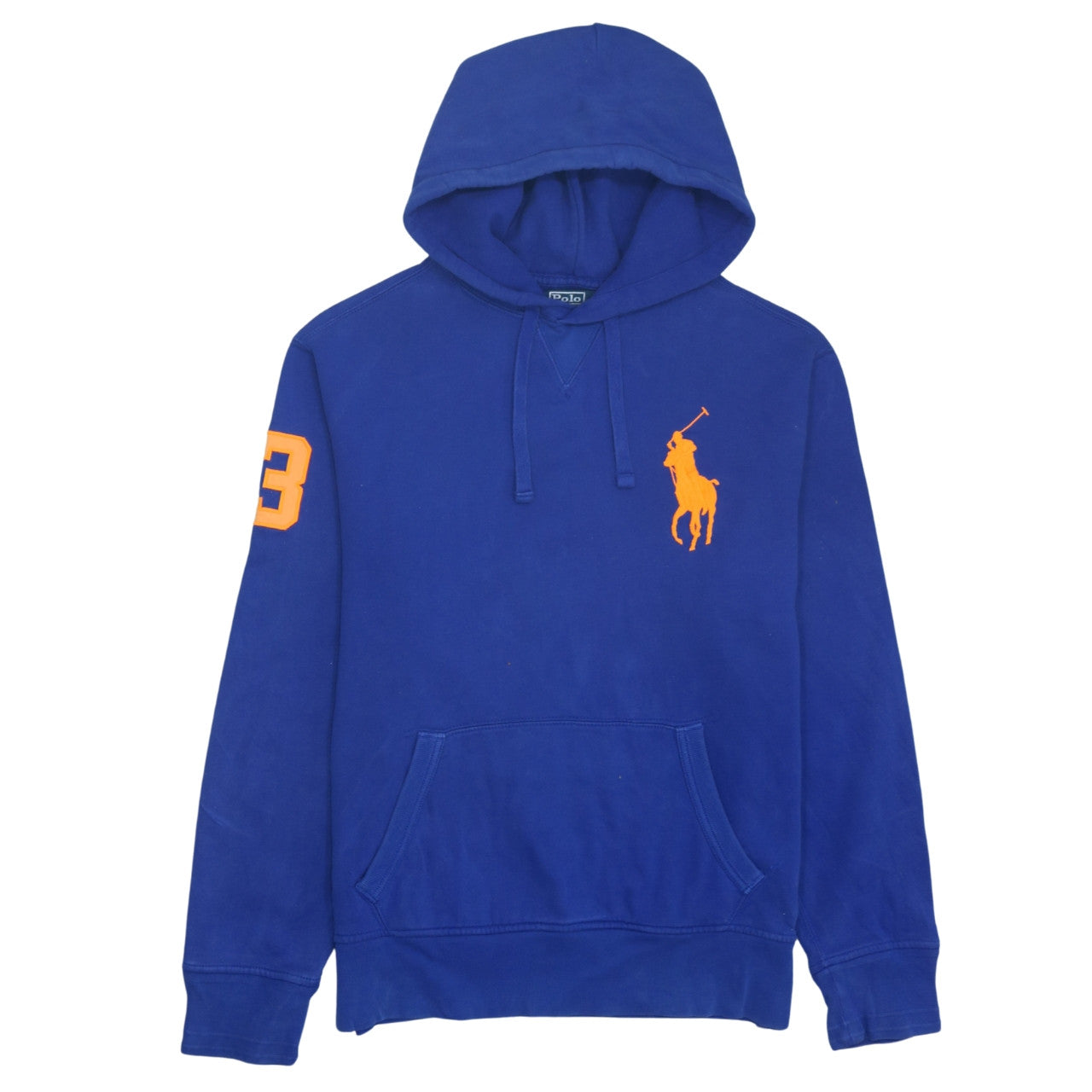 Ralph Lauren Men's Blue Embroidered Pullover Hoodie M