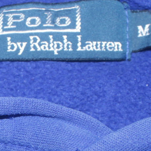 Ralph Lauren Men's Blue Embroidered Pullover Hoodie M