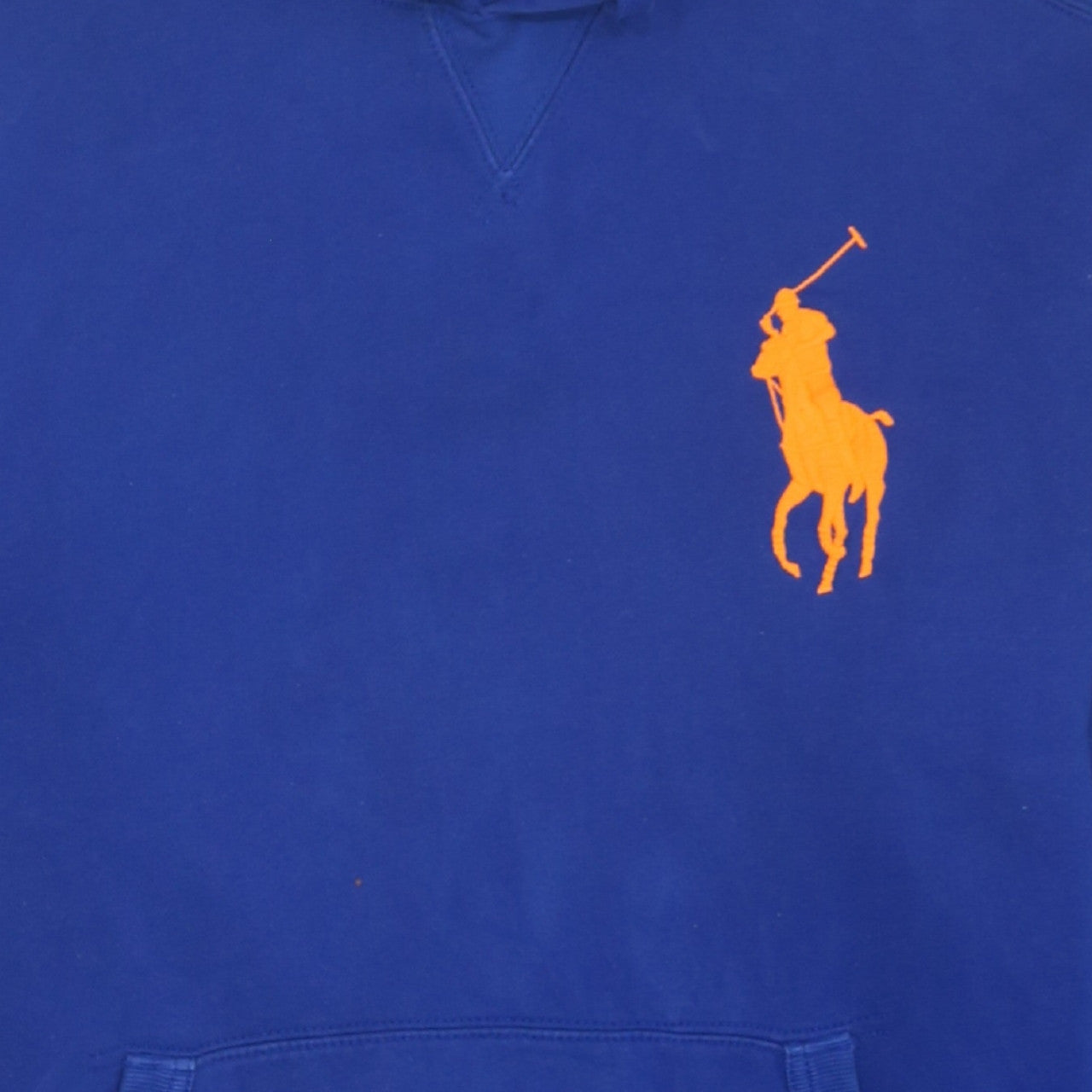 Ralph Lauren Men's Blue Embroidered Pullover Hoodie M