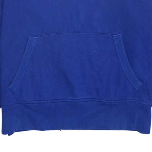 Ralph Lauren Men's Blue Embroidered Pullover Hoodie M
