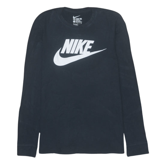 Nike Men's Black Long Sleeve Crew Neck Athletic T-Shirt Size S
