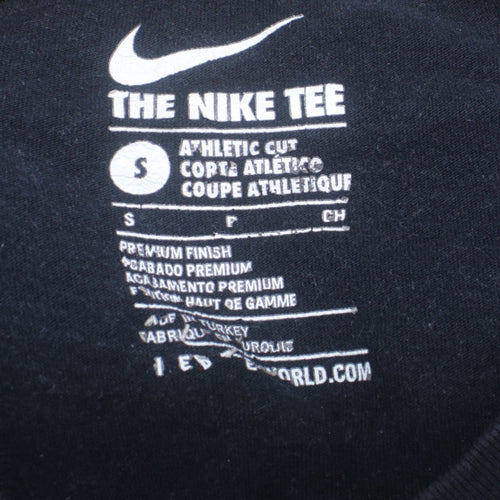 Nike Men's Black Long Sleeve Crew Neck Athletic T-Shirt Size S
