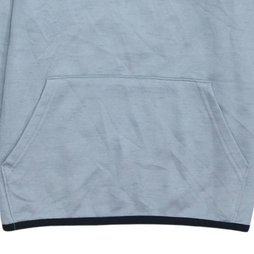 Under Armour Boys Grey Pullover Hoodie Size Medium ColdGear Logo Top