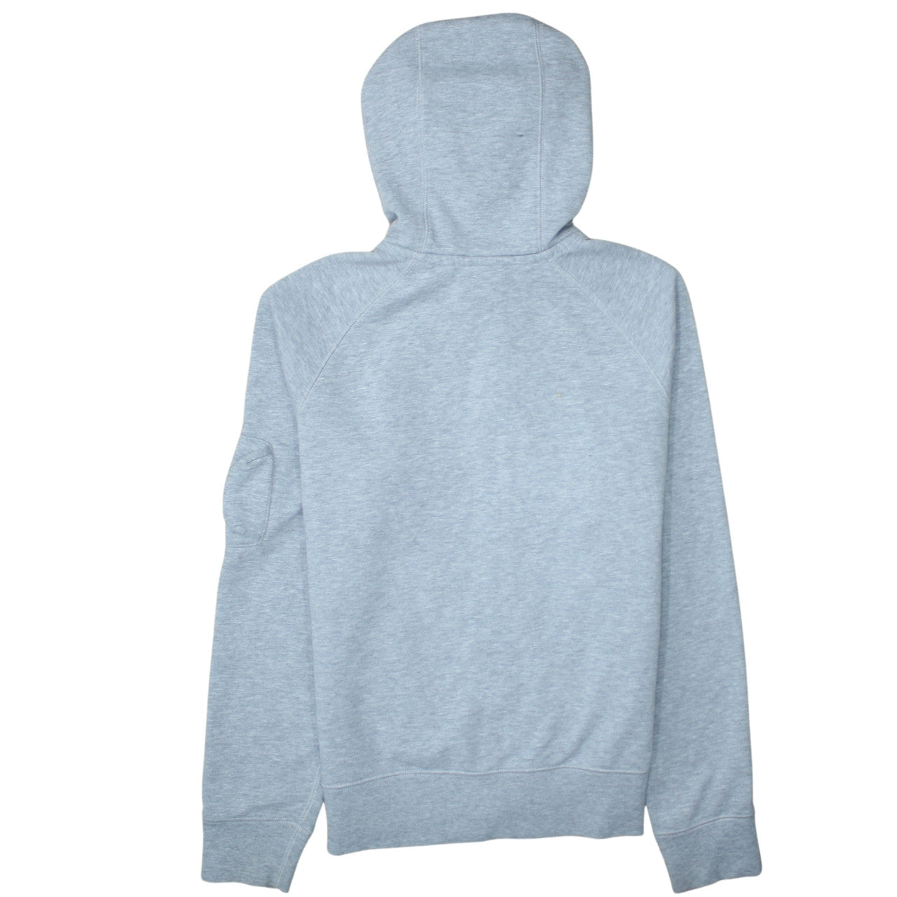Nike Men's Grey Full Zip Hoodie S Regular Fit Fleece Sweatshirt