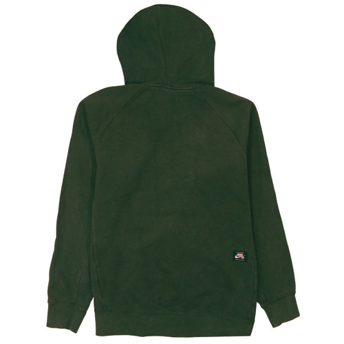 Nike SB Green Pullover Hoodie Size M Men's Skateboard Style