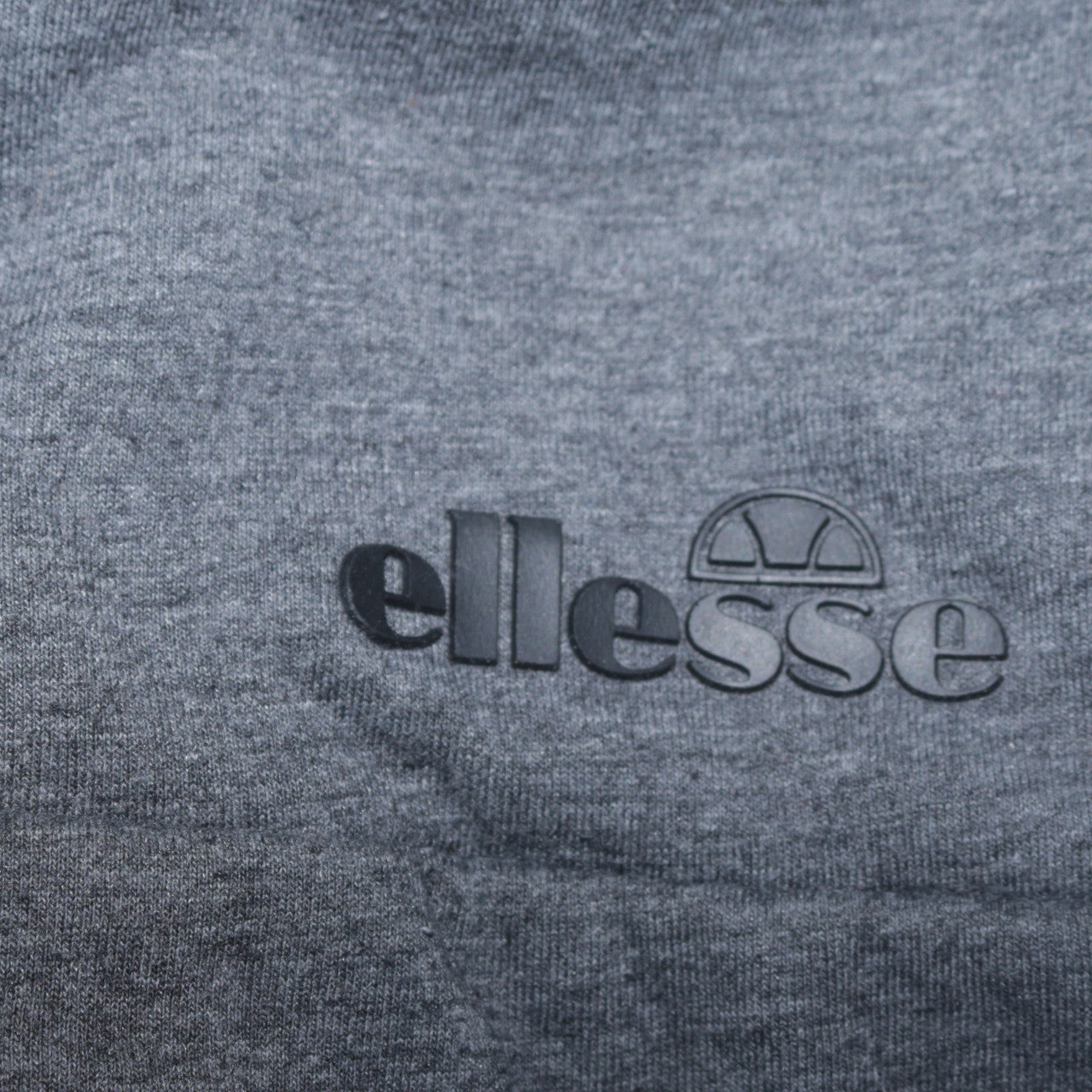 Ellesse Men's Grey 1/4 Zip Hooded Pullover Sweatshirt L