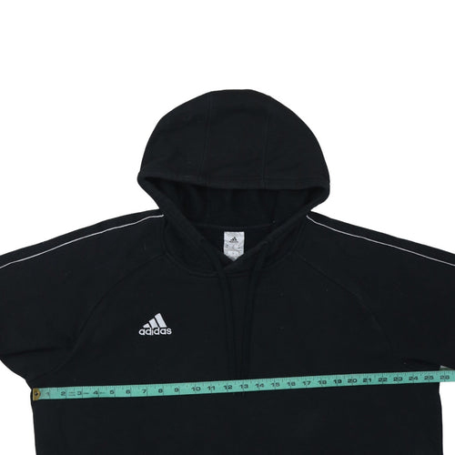 Adidas Men's Black XL Pullover Hoodie with Logo Detail