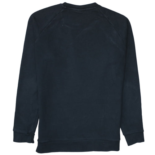 Adidas Mens Black Crew Neck Pullover Sweatshirt Size M